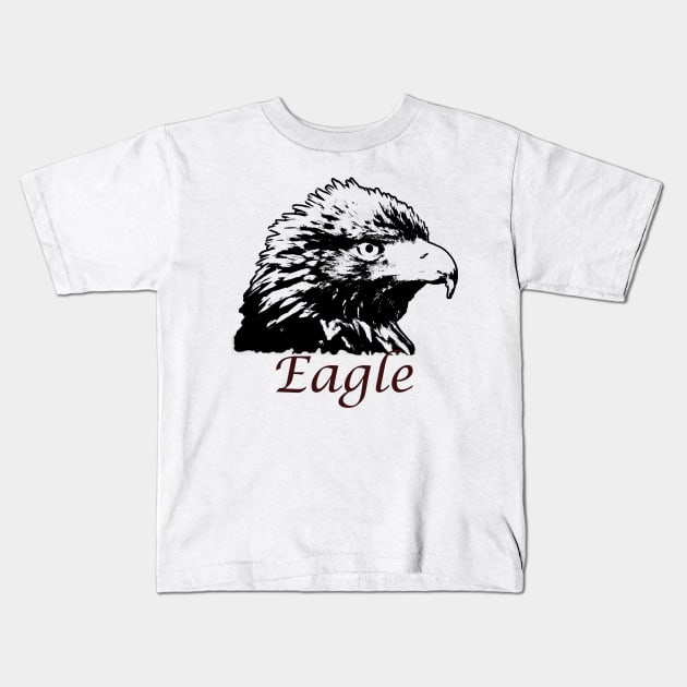 Eagle Kids T-Shirt by hudayadi